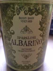 Sparkling Albariño from Bonny Doon Vineyard