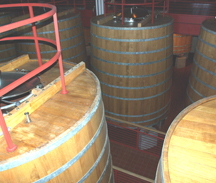 tank room at Robert Mondavi winery