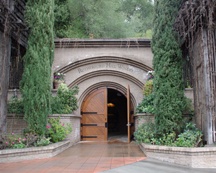 wine caves at Rutherford Hill Winery