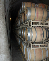 wine caves at Rutherford Hill Winery