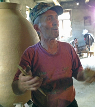 Zaliko Bodjadze, qvevri maker