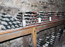 Castello di Bossi wine cellar