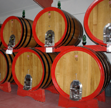 wood barrels