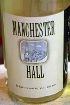 Manchester Hall wine