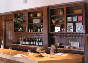 tasting room at Friday's Creek Winery