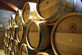 Brys Estate barrel room