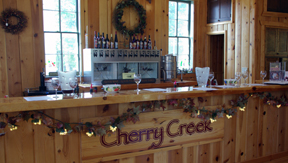 tasting room at Cherry Creek Cellars