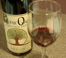 wine at Lone Oak Vineyard Estate