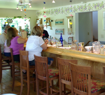 tasting room at Sandhill Crane Vineyards