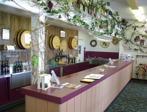 tasting room at St. Julian Winery at Parma