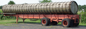 old wine tank truck