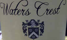 Jim's crest is included on some of the wine bottle labels.