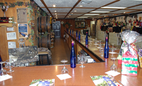 tasting room at Duplin Winery