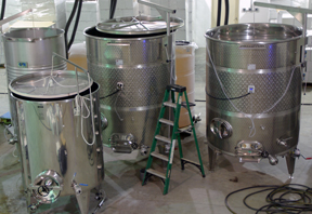 stainless stell wine tanks