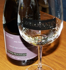 Cooper Mountain wine