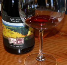 Phelps Creek Vineyards wine