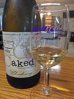 The Niagara wine was a yellow color. The aroma was reminiscent of visiting Grandma’s house and eating Niagara grapes from the garden. The wine was smooth with sweet and floral notes. The wine dried on the aftertaste, showing some mineral hints. Pair this wine with a rocking chair on a porch. Viognier 2014 was produced with fruit from Chile. This yellow colored wine was full-bodied with notes of melon and tropical fruit. This food friendly wine offered a crisp finish that lingered. Riesling 2014 in a blue bottle was a pale gold color. The aroma was aromatic with notes of yellow stone fruit and honeysuckle. The finish was crisp. Be sure to pair this wine with your favorite rocking chair on the porch.