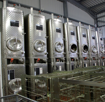 wine tanks at Ridgeview Wine Estate