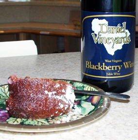 Blackberry Wine Cake