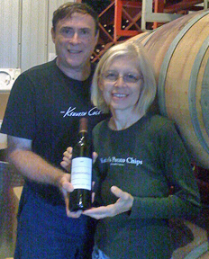 Terry & Kathy at Tin Lizzie Wineworks
